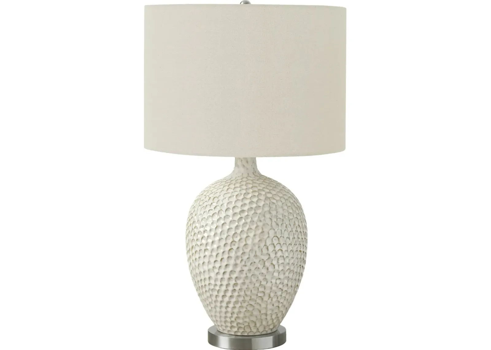 28 Inch Cream Ceramic Table Lamp