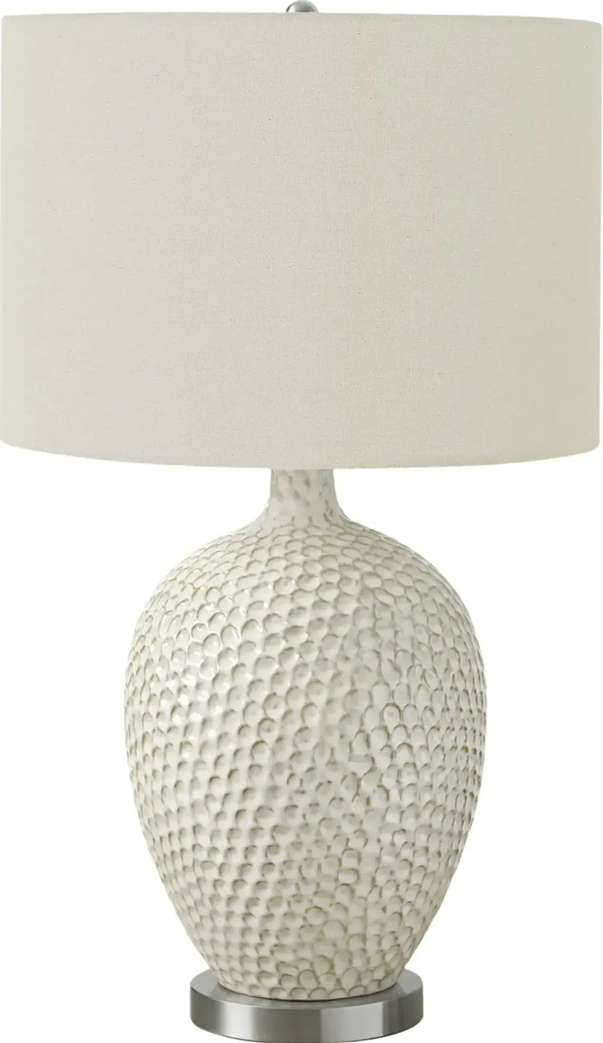 28 Inch Cream Ceramic Table Lamp