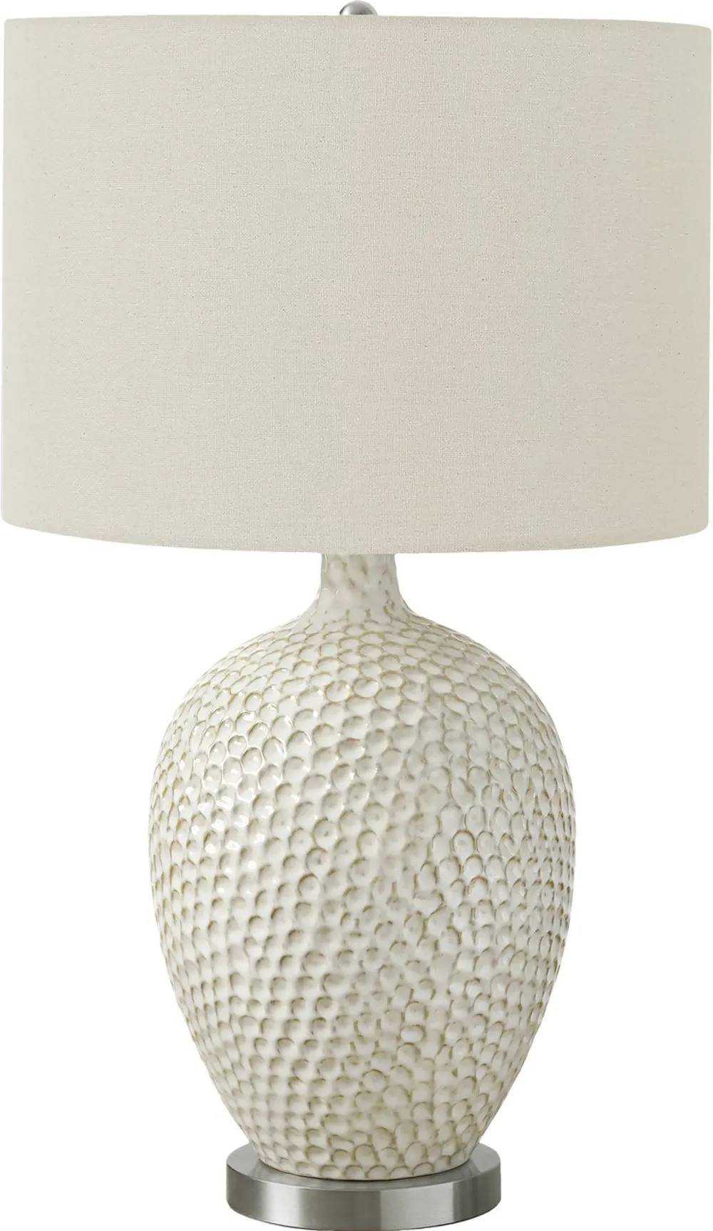 28 Inch Cream Ceramic Table Lamp