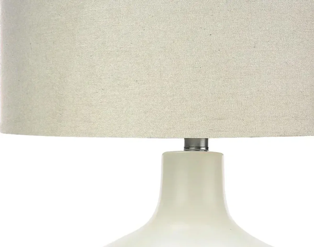 25 Inch Ivory Table Lamp