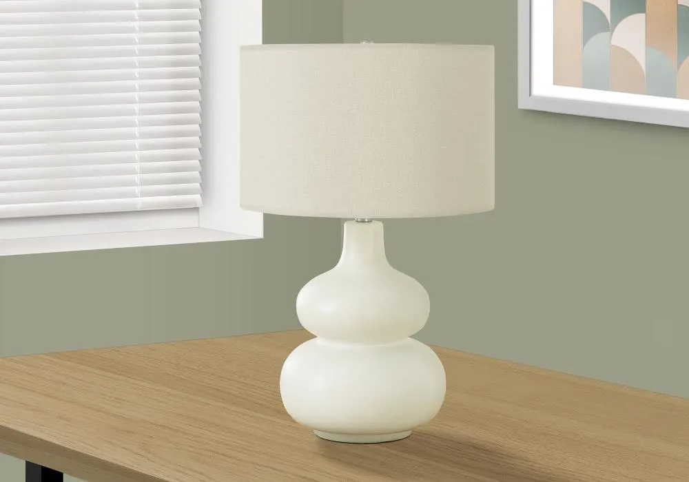 25 Inch Ivory Table Lamp