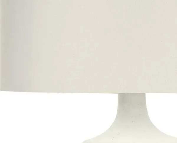 26 Inch Contemporary Ivory Table Lamp