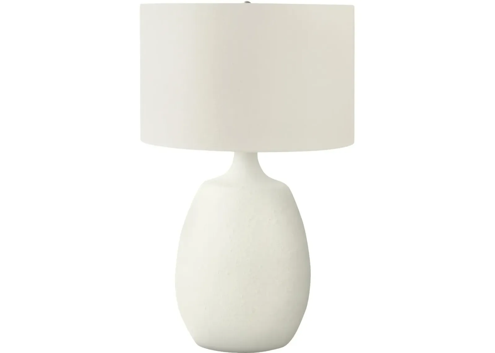 26 Inch Contemporary Ivory Table Lamp