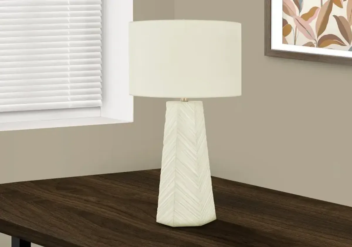 29 Inch Ivory Contemporary Table Lamp