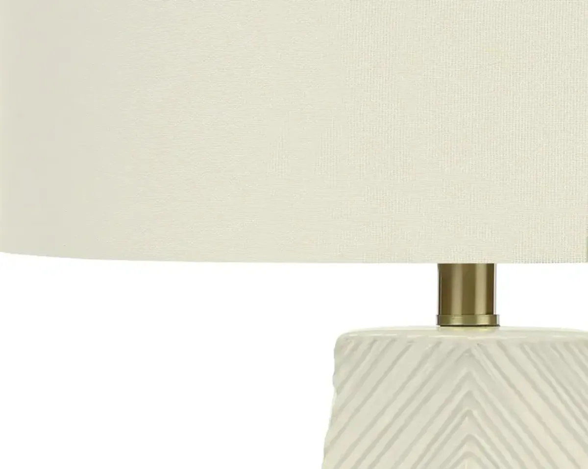 29 Inch Ivory Contemporary Table Lamp