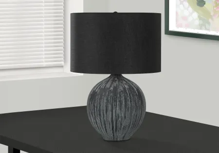 23 Inch Black Ceramic Contemporary Table Lamp