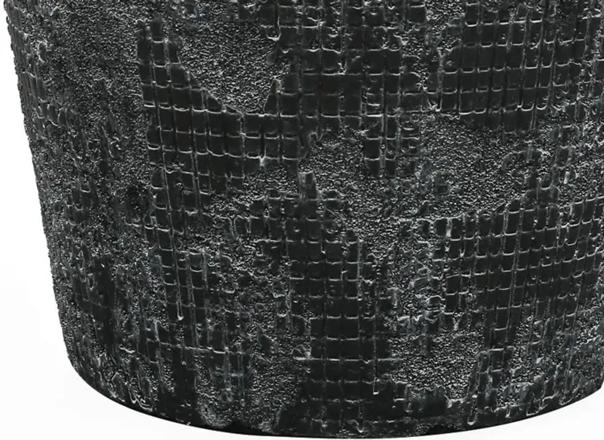 24 Inch Black Ceramic Lamp