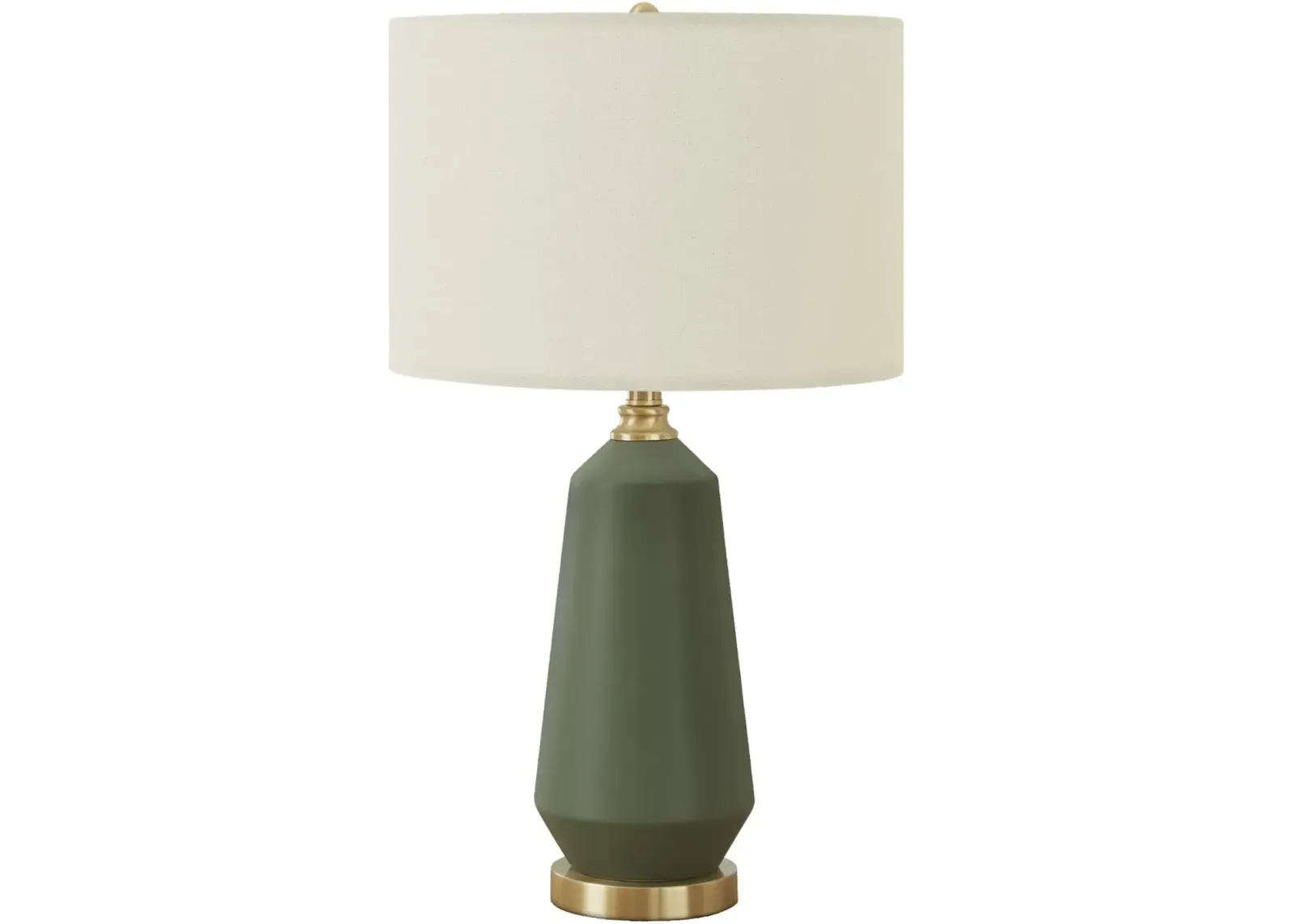 26 Inch Green Ceramic Table Lamp