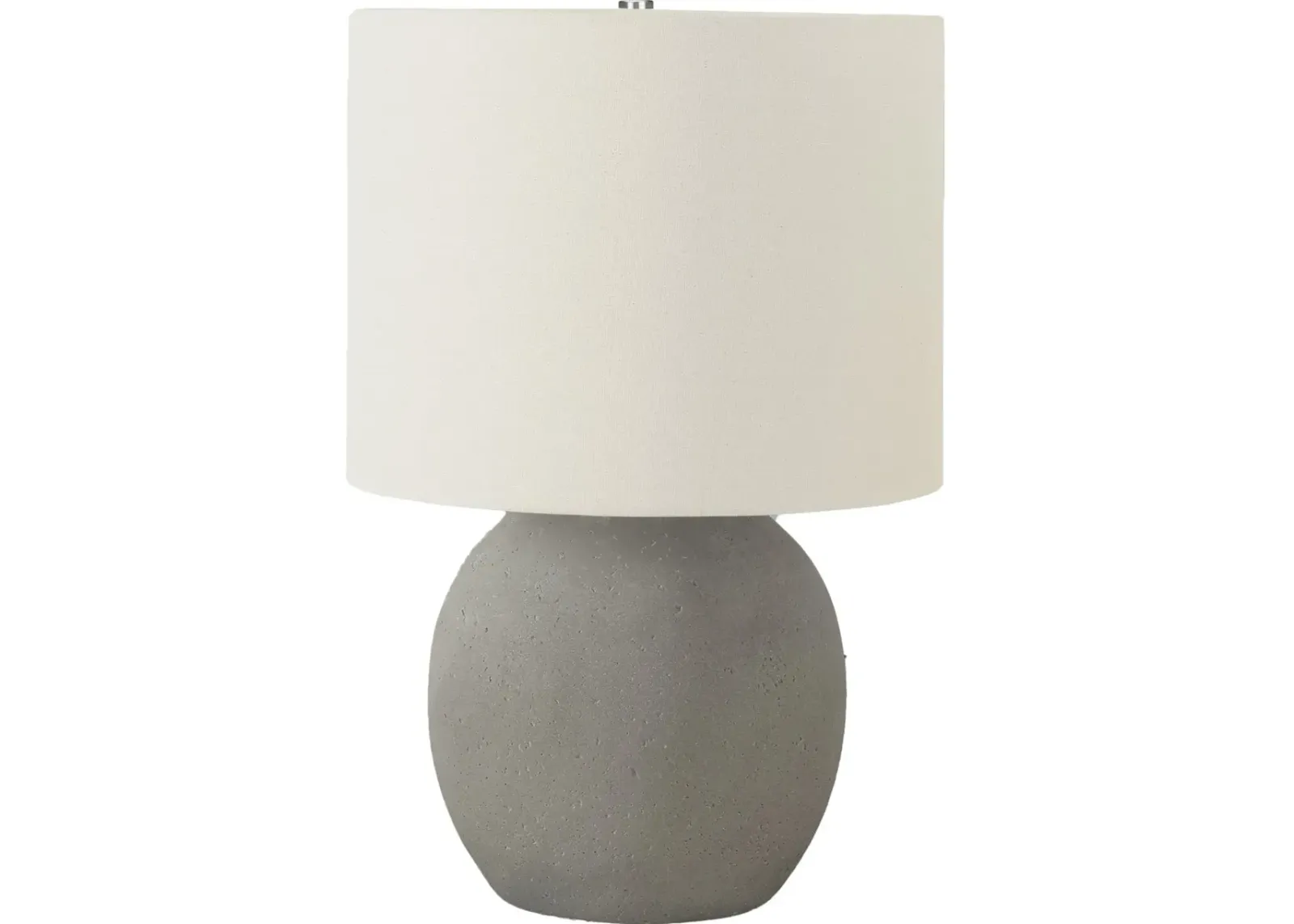 20 Inch Gray Concrete Table Lamp