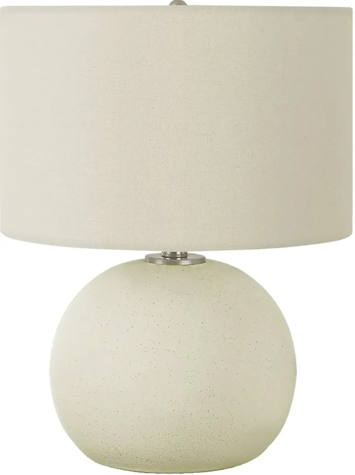 18 Inch Cream Ceramic Table Lamp