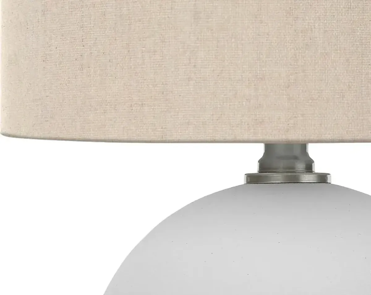 16 Inch Cream Contemporary Table Lamp