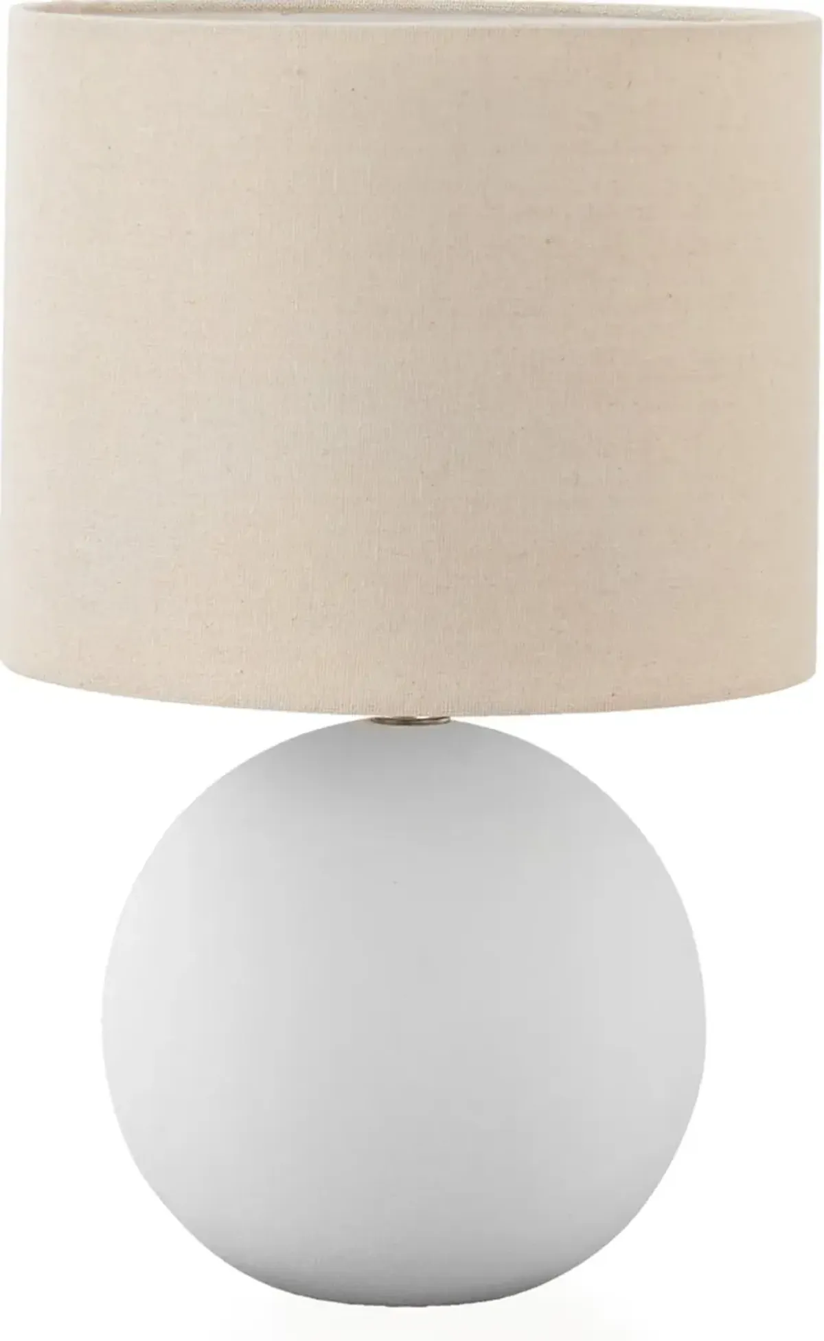 16 Inch Cream Contemporary Table Lamp