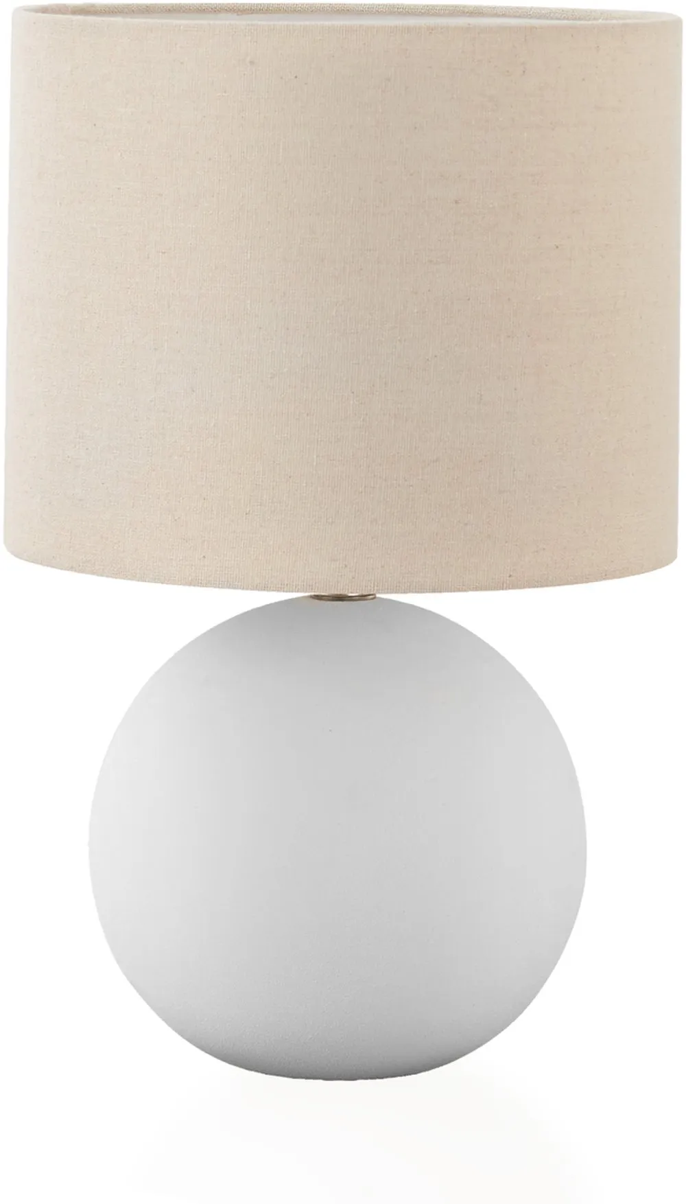 16 Inch Cream Contemporary Table Lamp