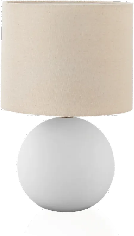 16 Inch Cream Contemporary Table Lamp