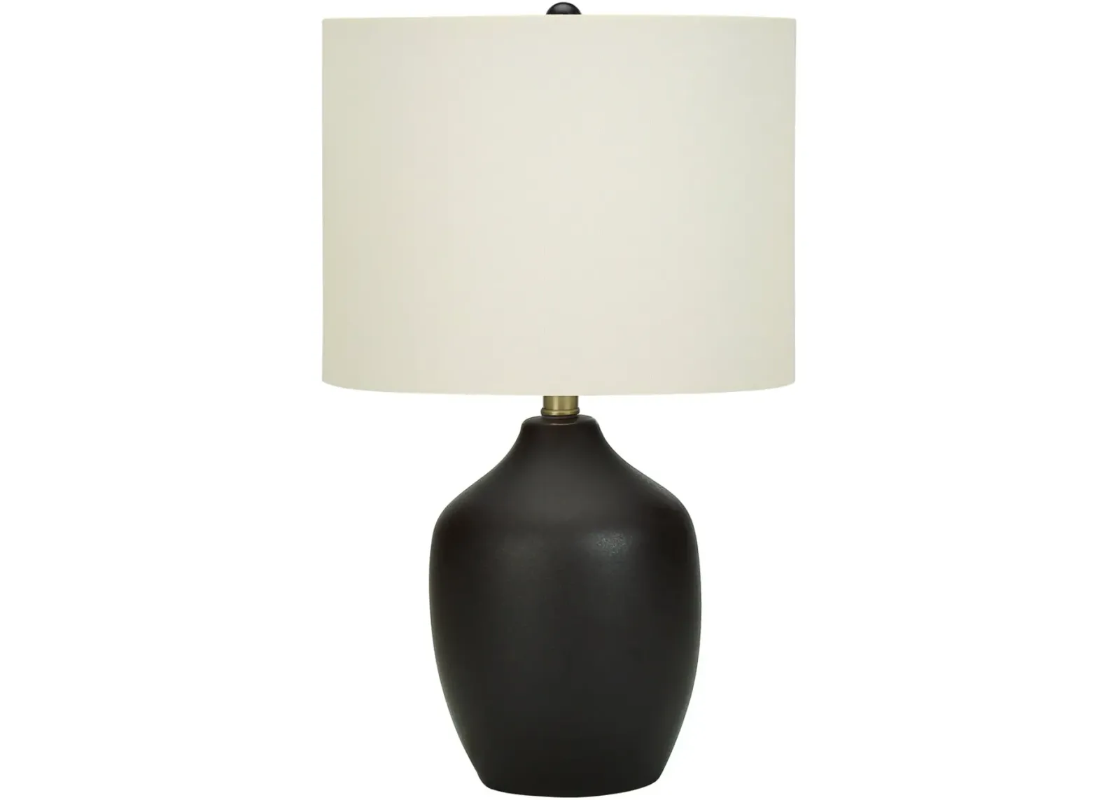 22 Inch Black Ceramic Table Lamp