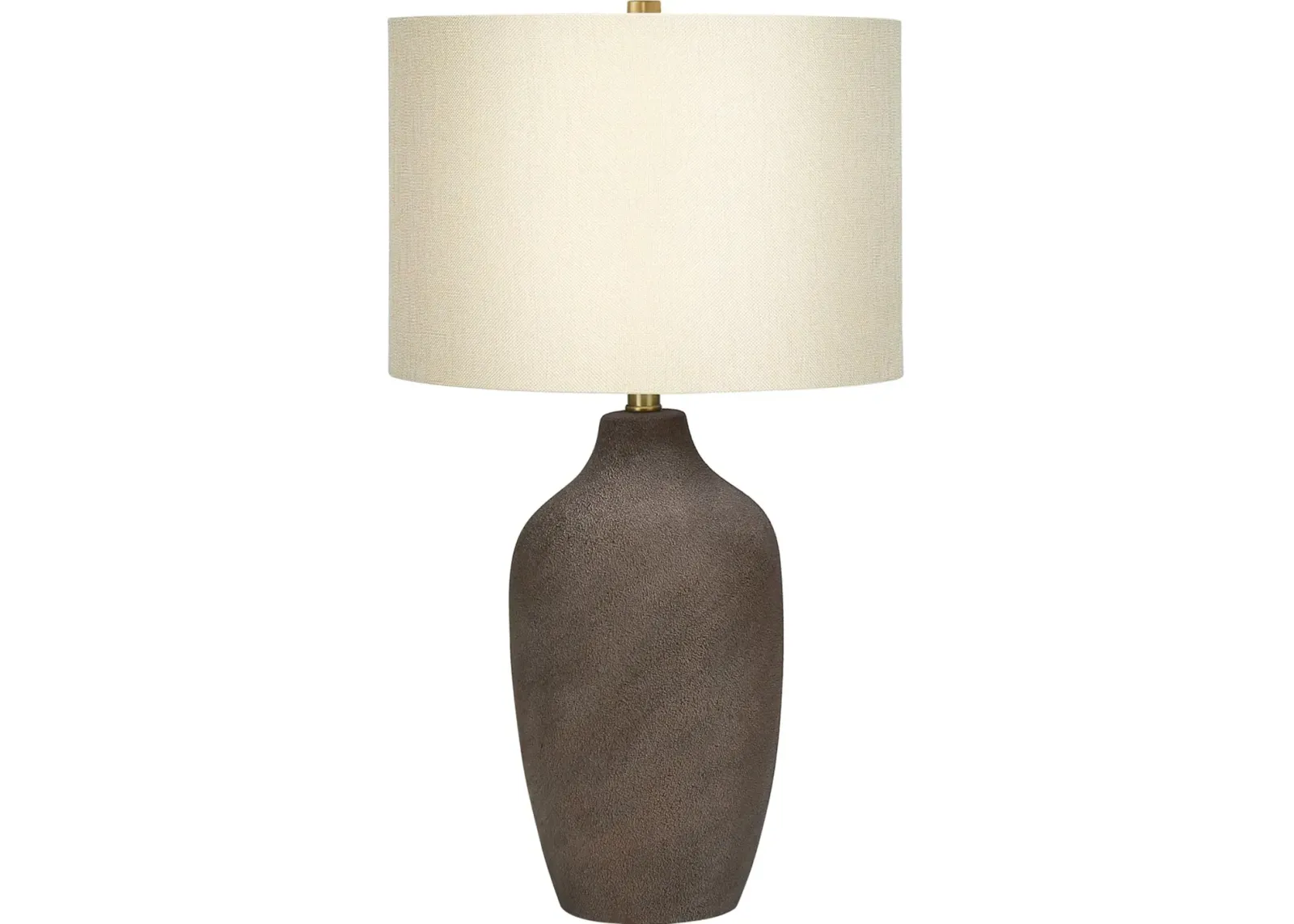 27 Inch Gray Ceramic Table Lamp