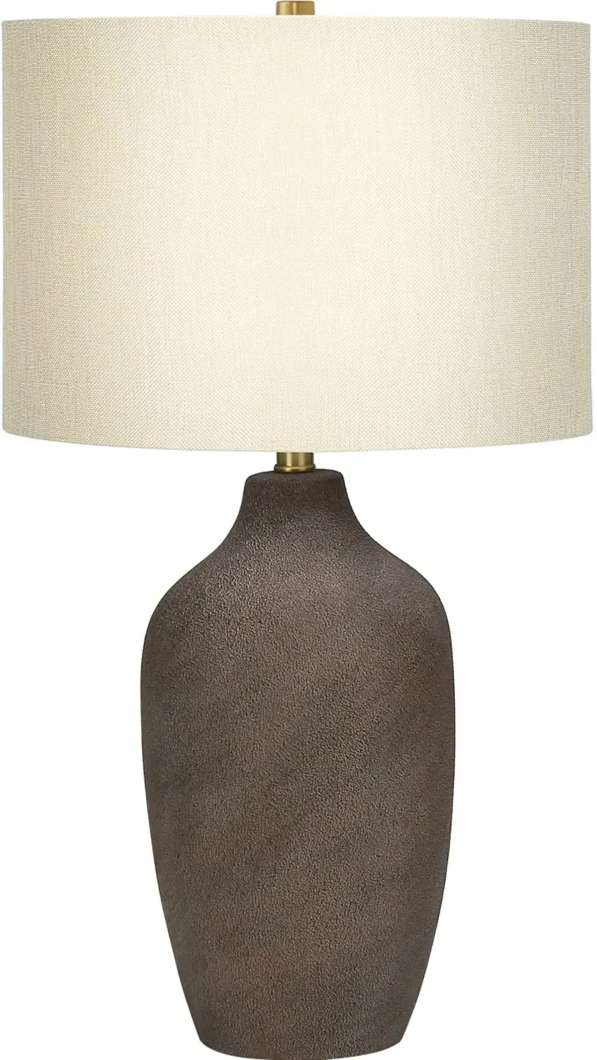 27 Inch Gray Ceramic Table Lamp