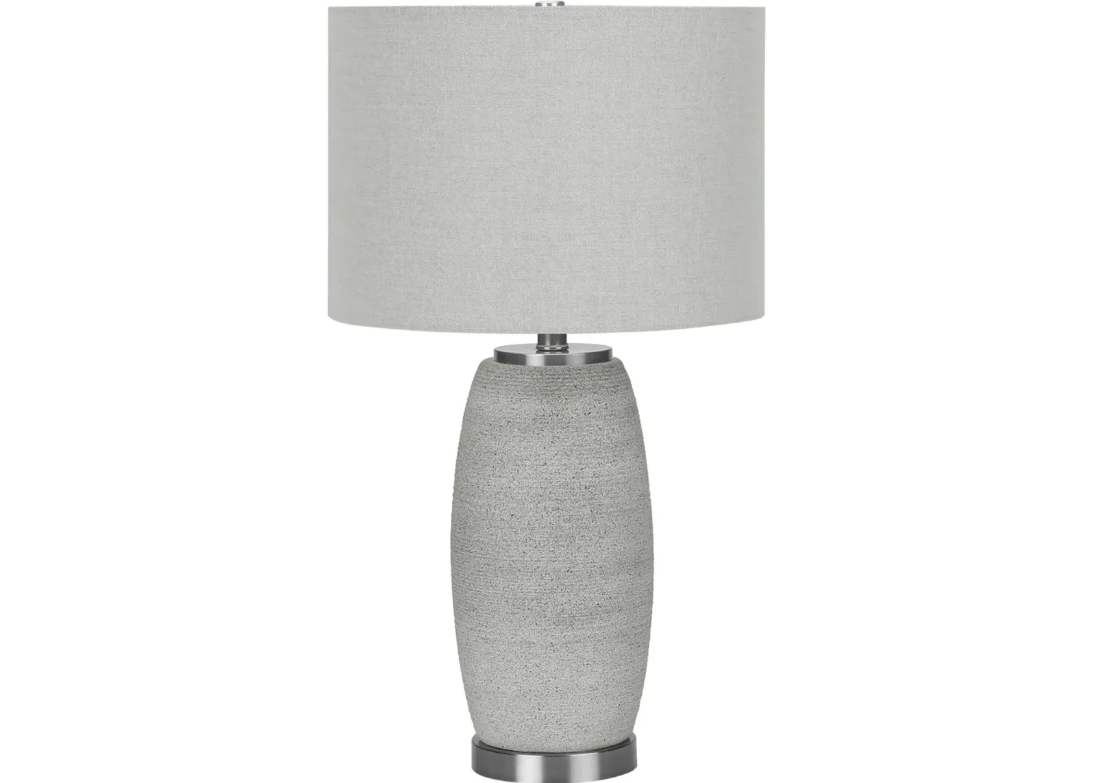 25 Inch Gray Table Lamp