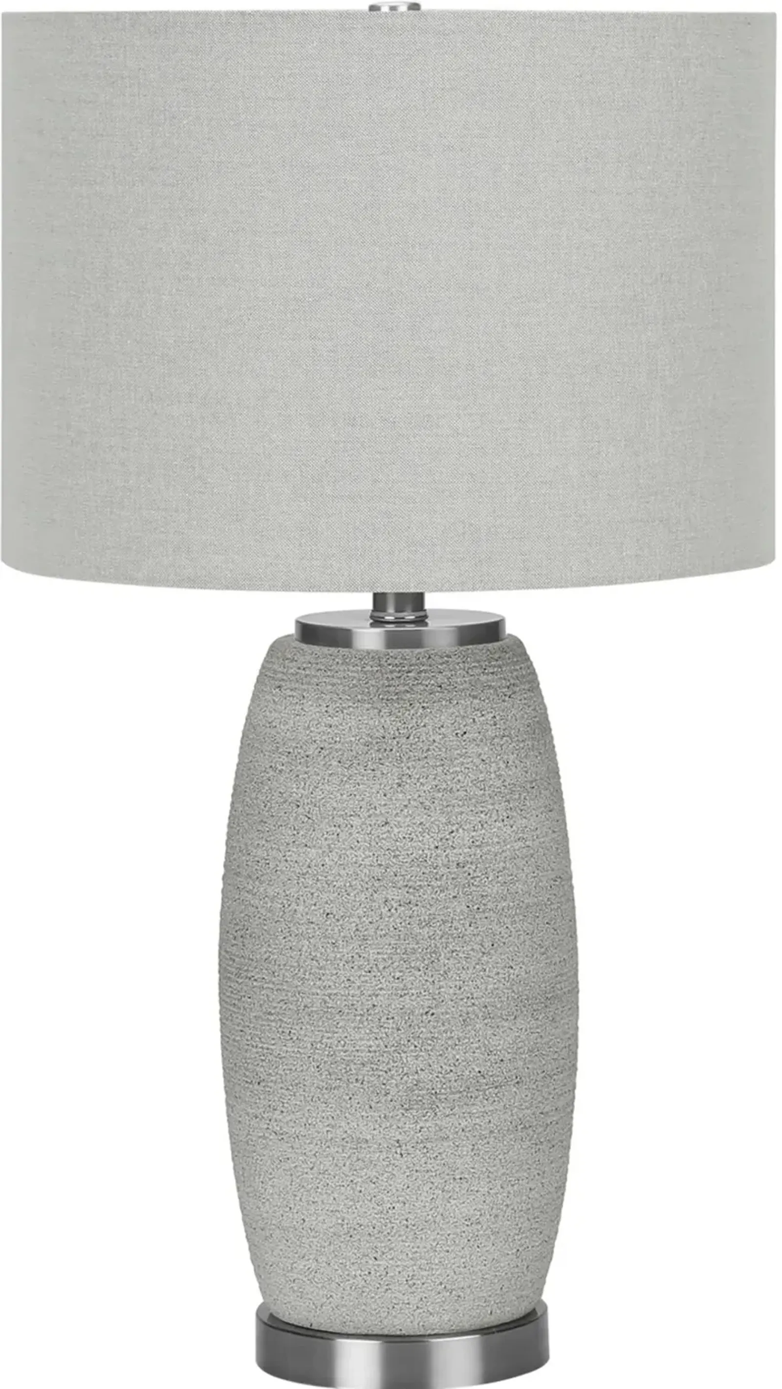 25 Inch Gray Table Lamp