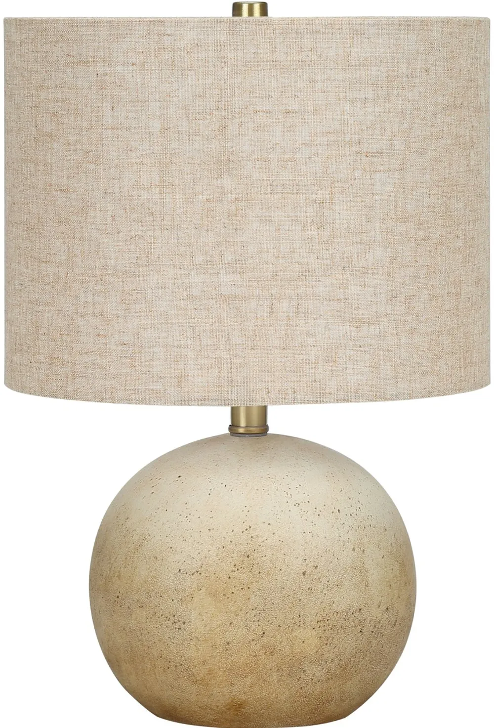 20 Inch Beige Concrete Table Lamp