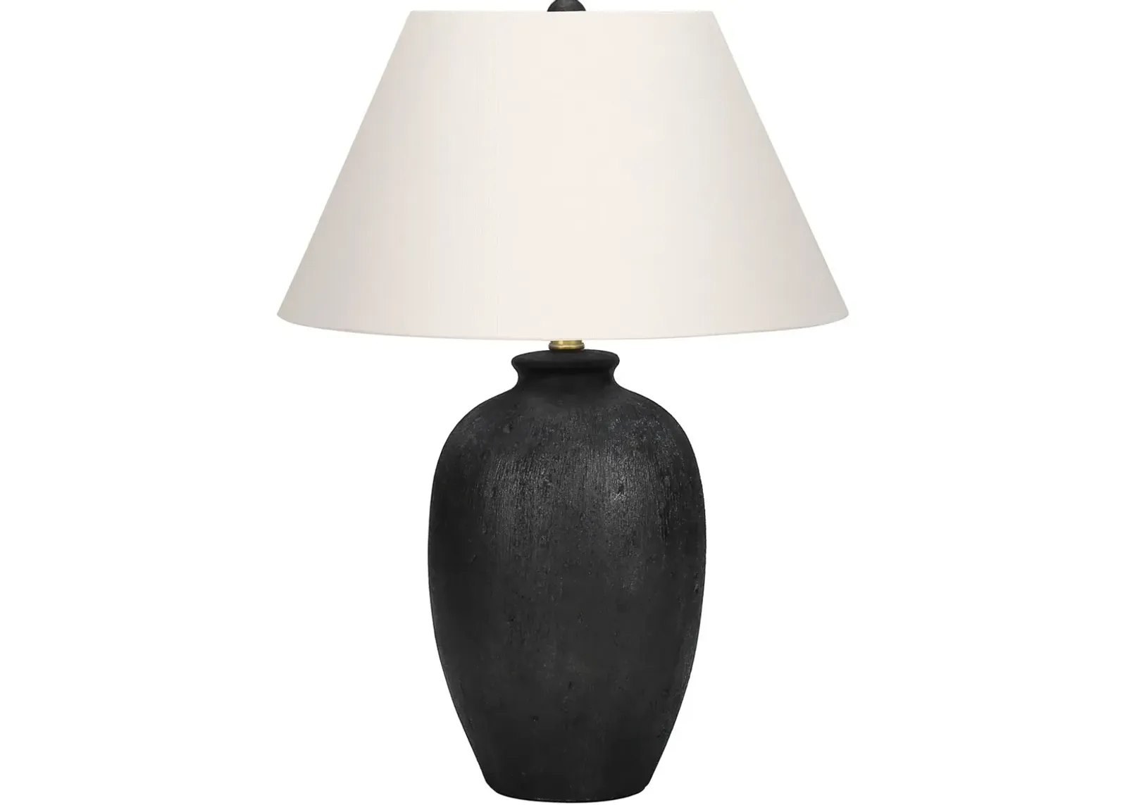 24 Inch Black Ceramic Table Lamp