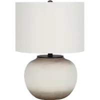 21 Inch Cream Ceramic Table Lamp
