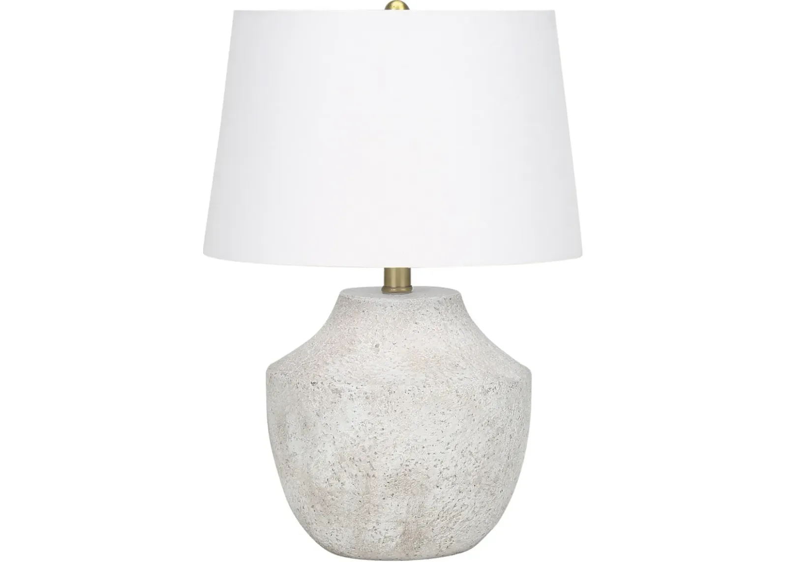 20 Inch Cream Concrete Table Lamp