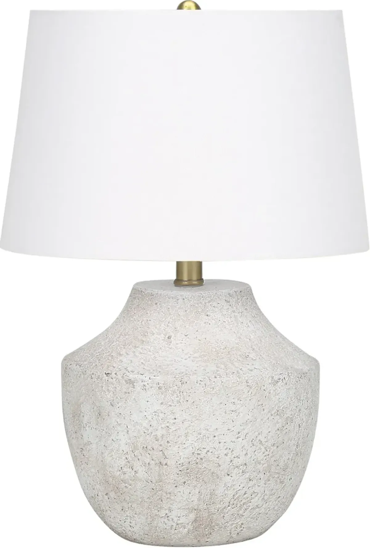 20 Inch Cream Concrete Table Lamp