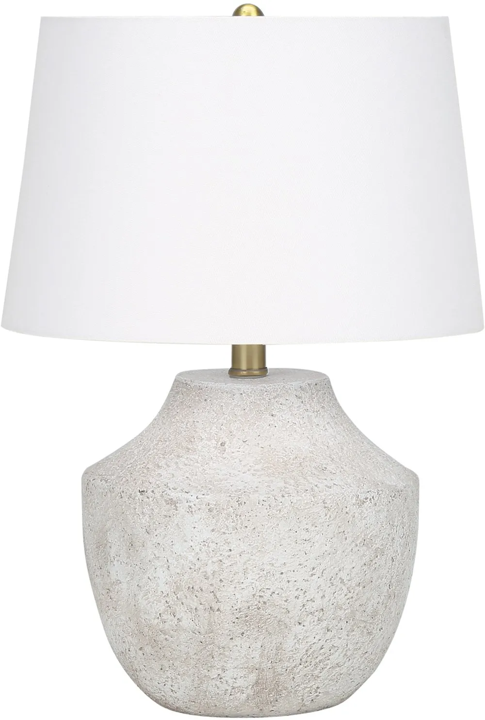 20 Inch Cream Concrete Table Lamp