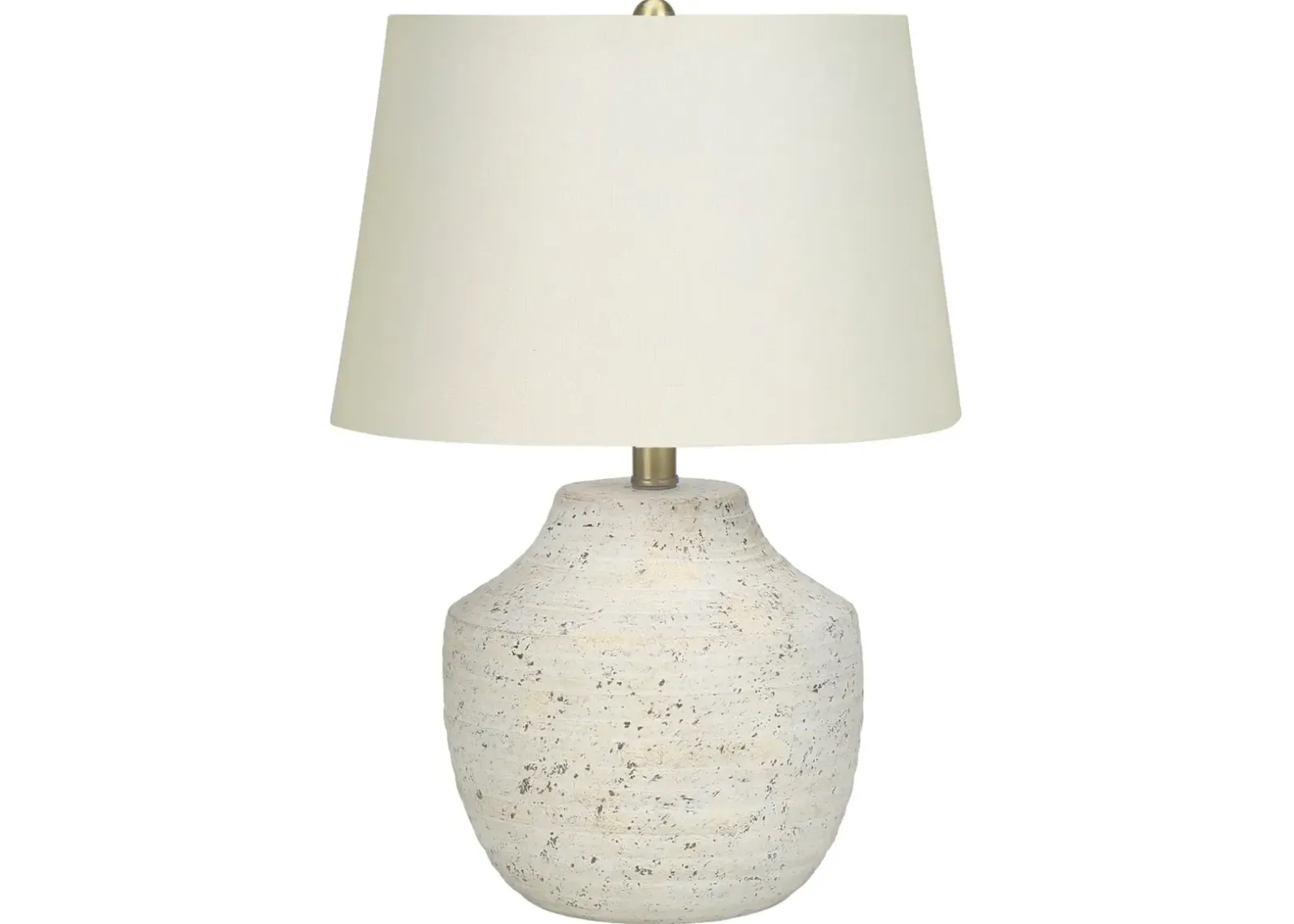 20 Inch Cream Concrete Table Lamp