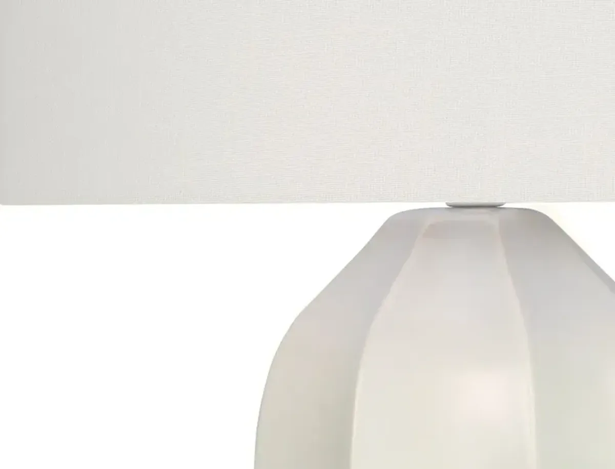 27 Inch Cream Ceramic Table Lamp