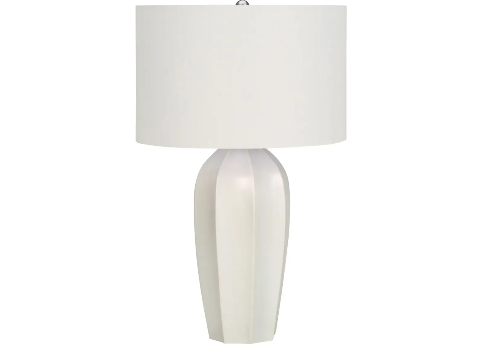 27 Inch Cream Ceramic Table Lamp