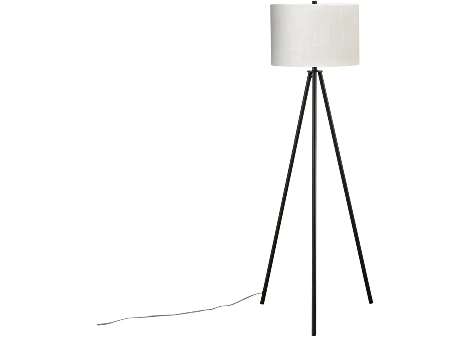 63 Inch Black Metal Floor Lamp