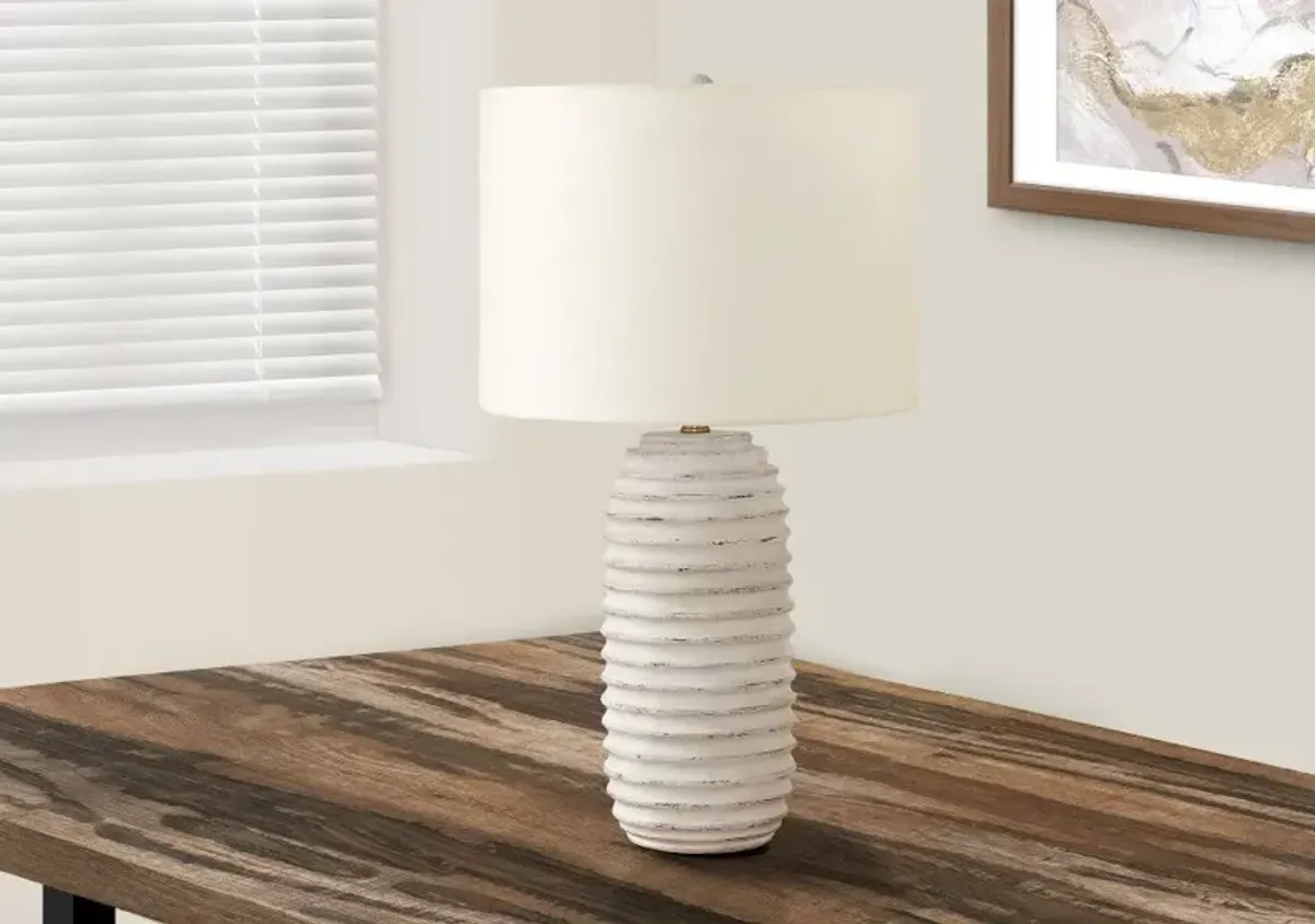 28-Inch Transitional Resin Table Lamp