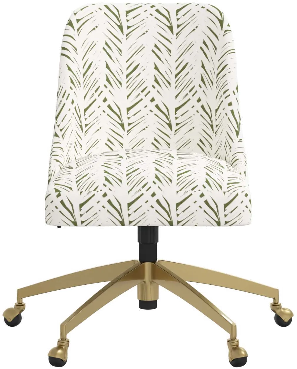 Elissa Brush Palm Leaf Office Chair