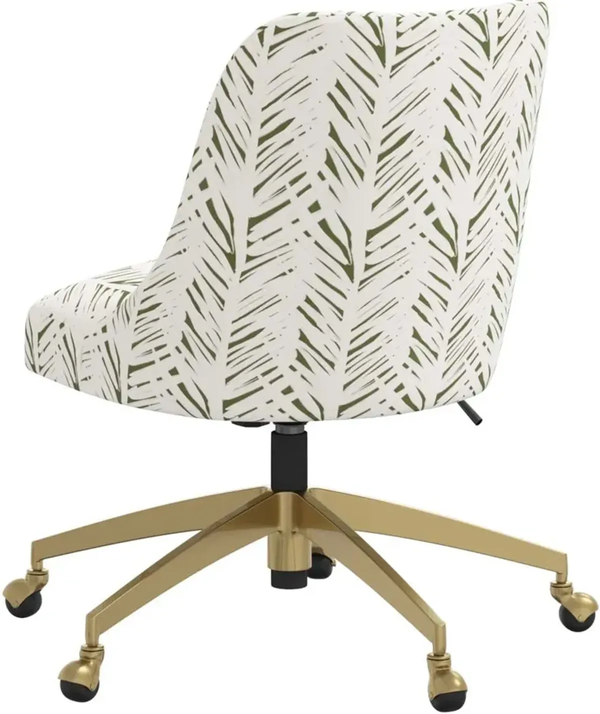 Elissa Brush Palm Leaf Office Chair