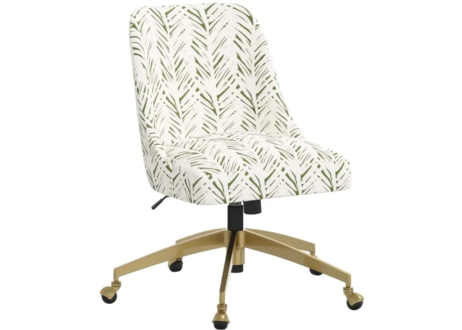 Elissa Brush Palm Leaf Office Chair