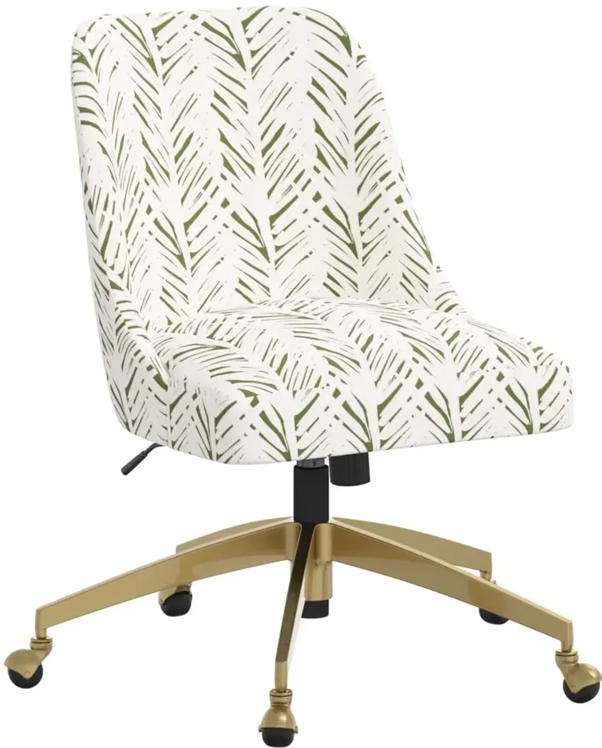 Elissa Brush Palm Leaf Office Chair