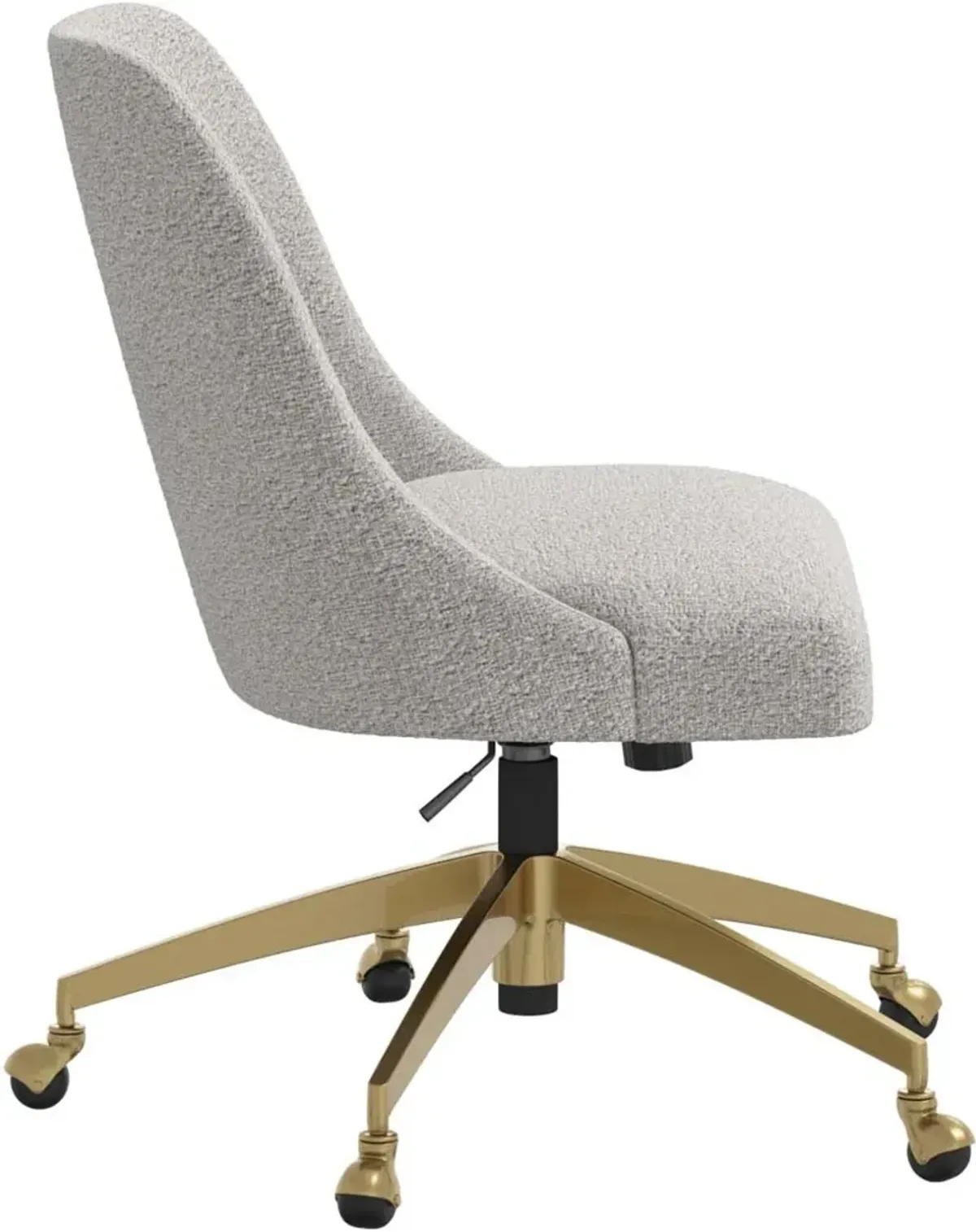 Sara Milano Elephant Office Chair with Gold Base