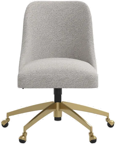 Sara Milano Elephant Office Chair with Gold Base