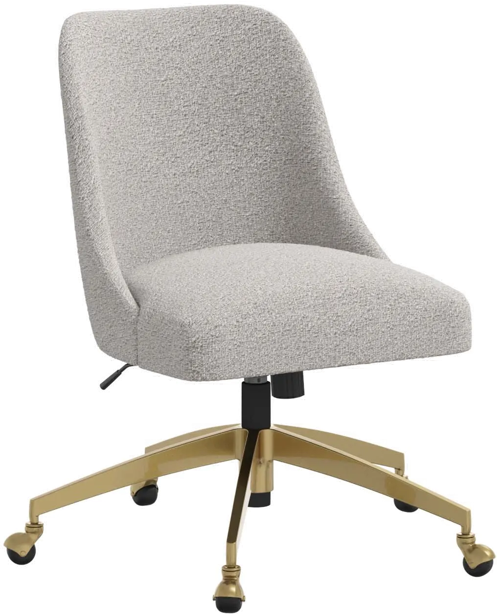 Sara Milano Elephant Office Chair with Gold Base