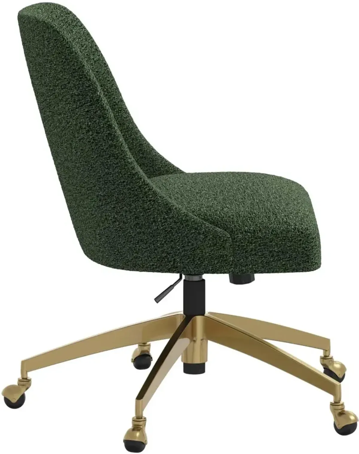 Sara Milano Fern Office Chair with Gold Base