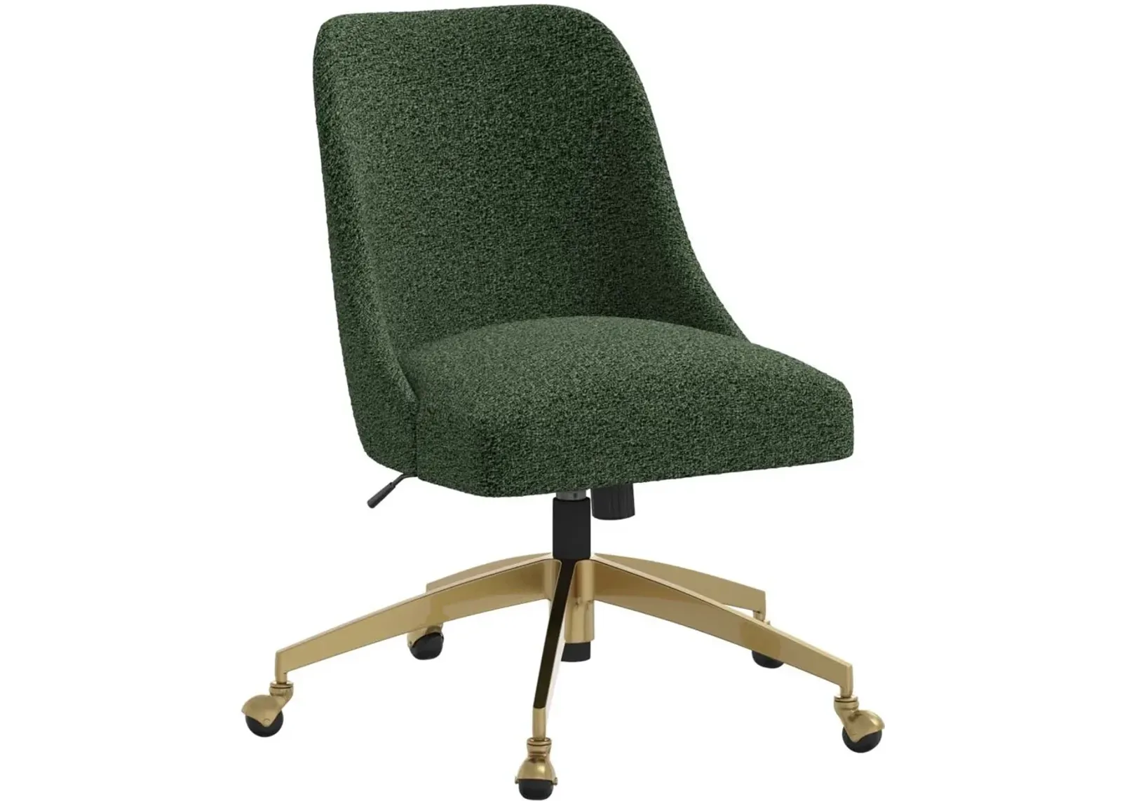 Sara Milano Fern Office Chair with Gold Base