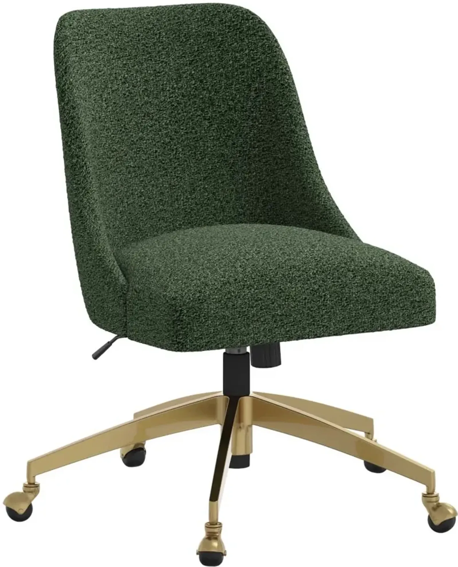 Sara Milano Fern Office Chair with Gold Base