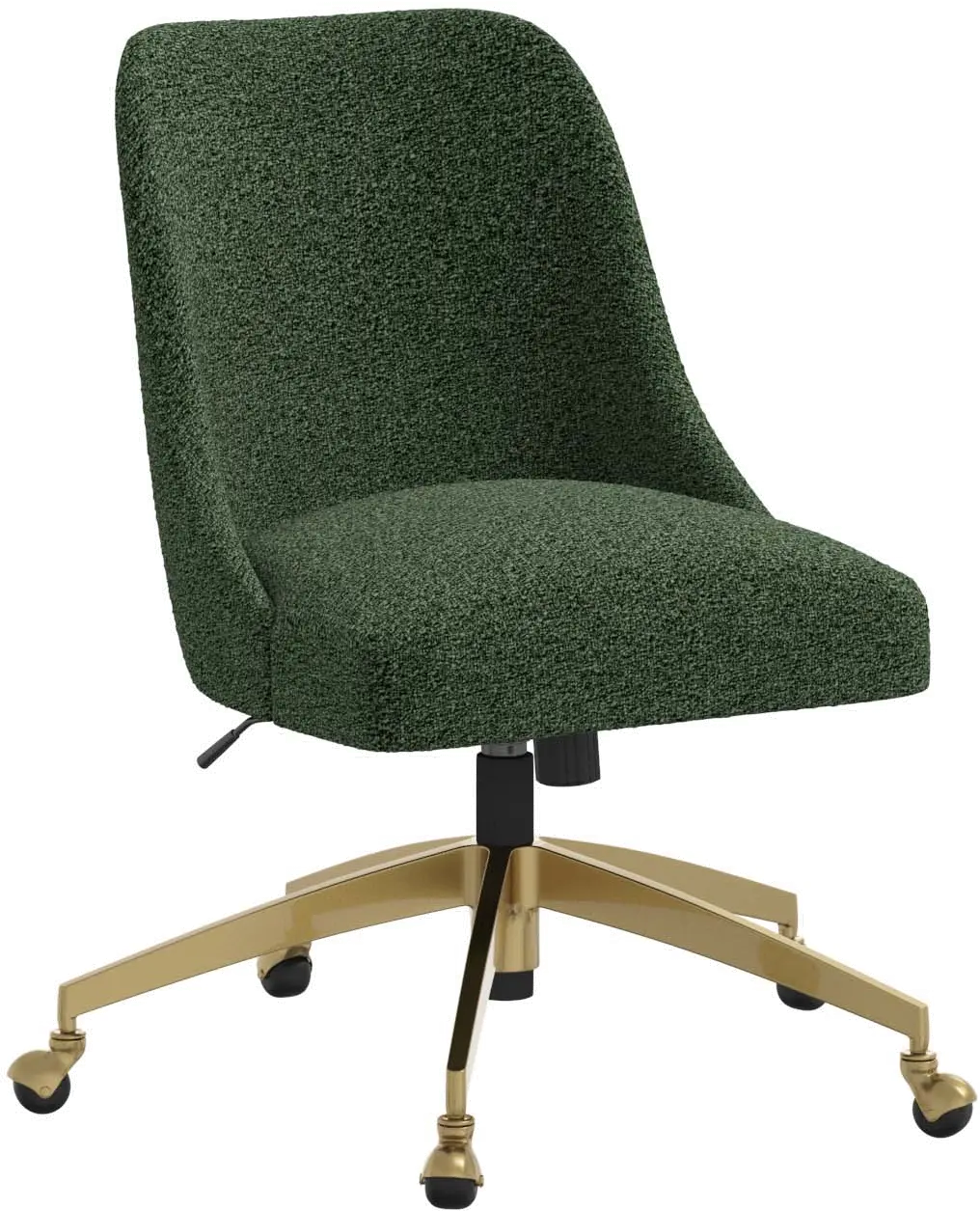 Sara Milano Fern Office Chair with Gold Base