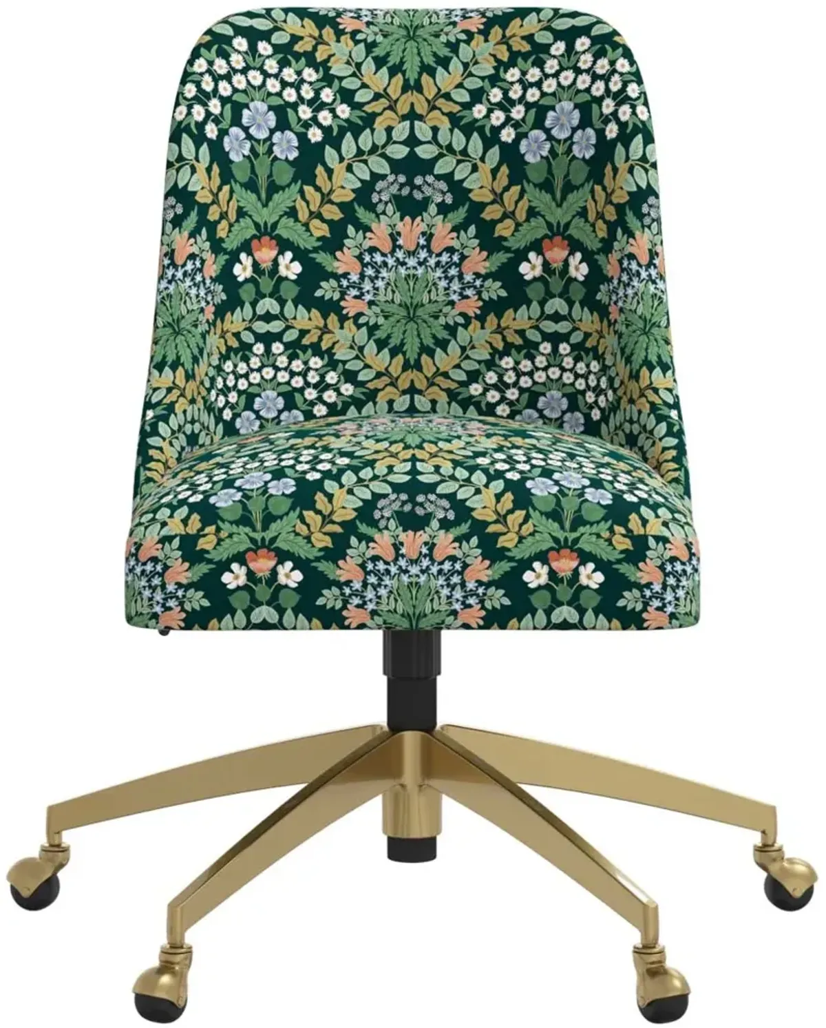 Rifle Paper Co. Oxford Bramble Emerald Office Chair