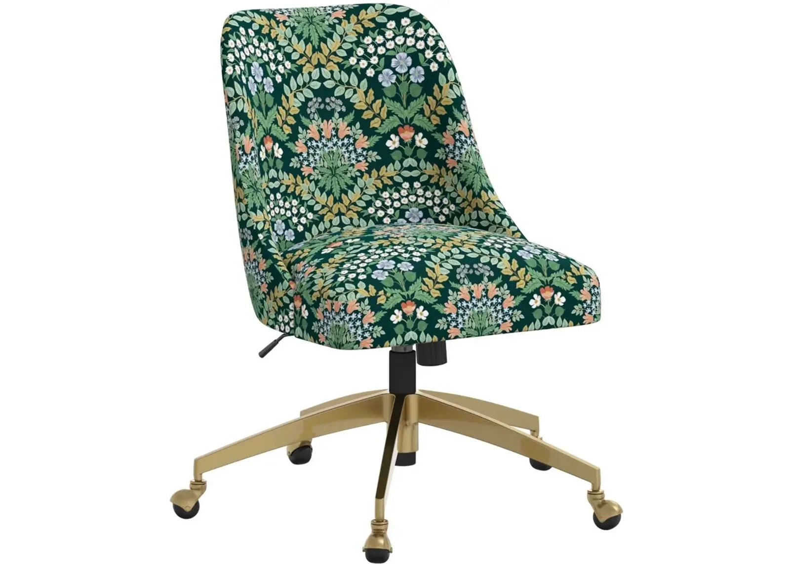 Rifle Paper Co. Oxford Bramble Emerald Office Chair