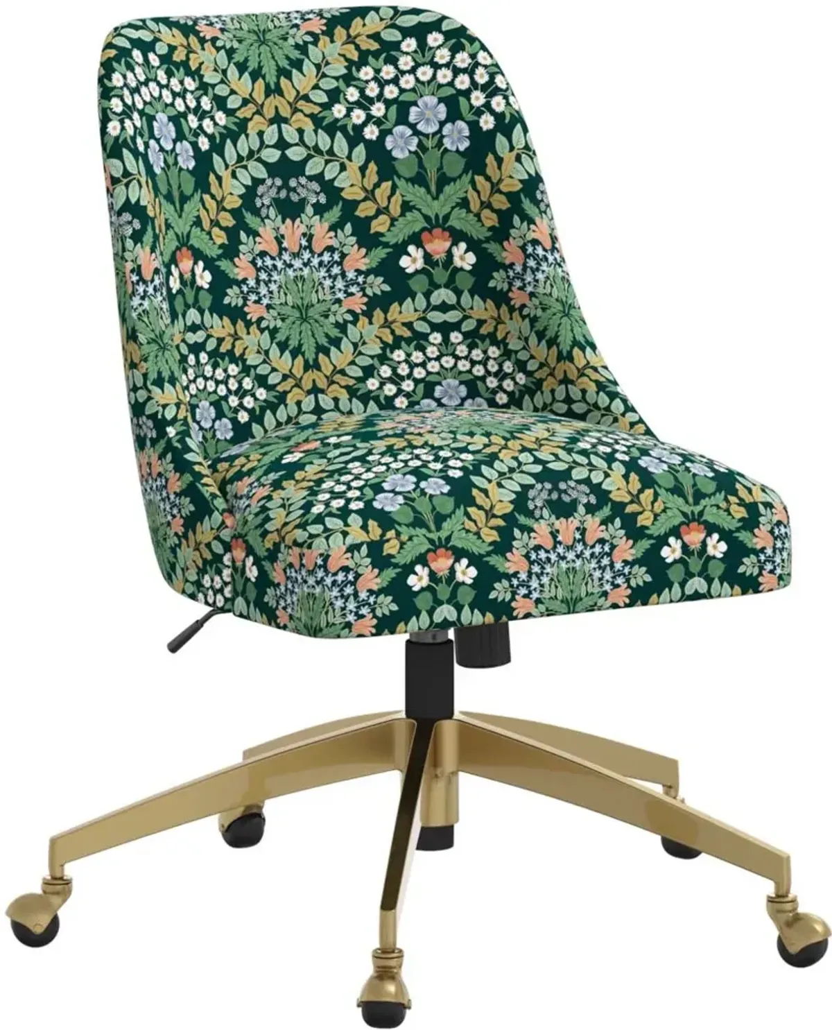 Rifle Paper Co. Oxford Bramble Emerald Office Chair