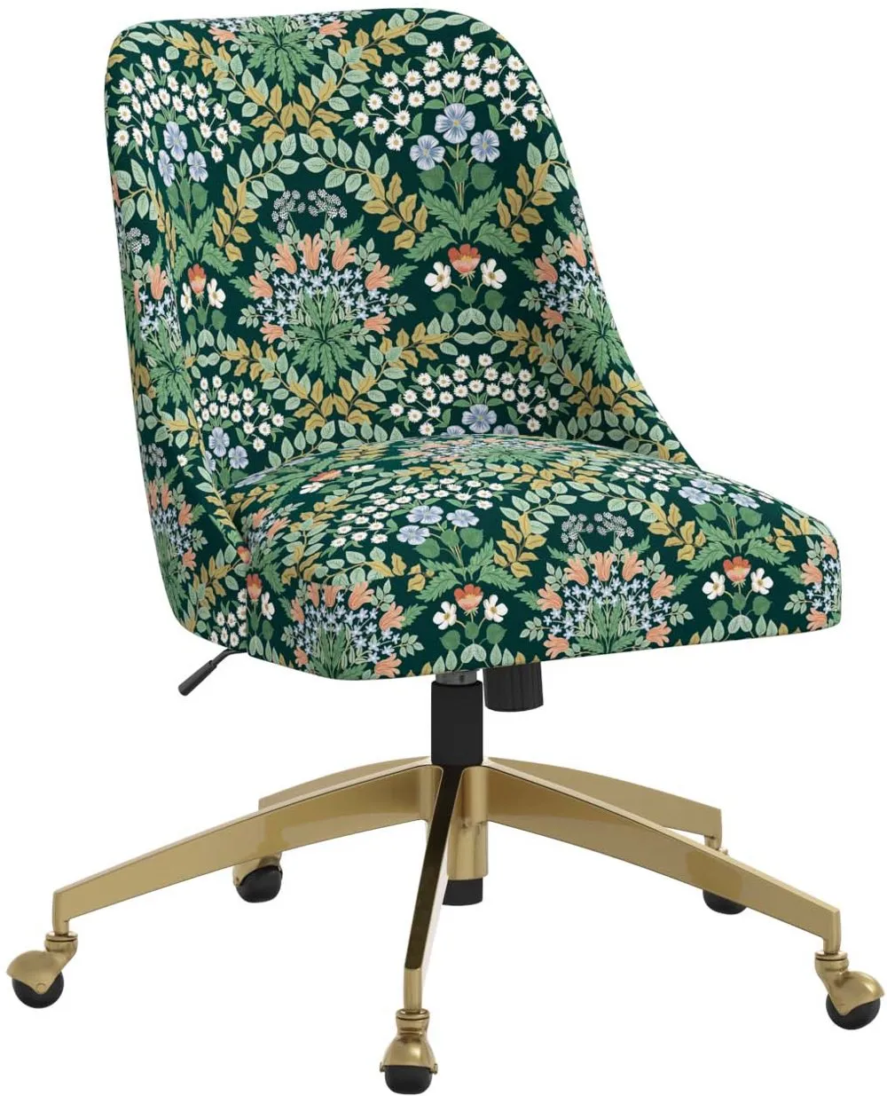 Rifle Paper Co. Oxford Bramble Emerald Office Chair