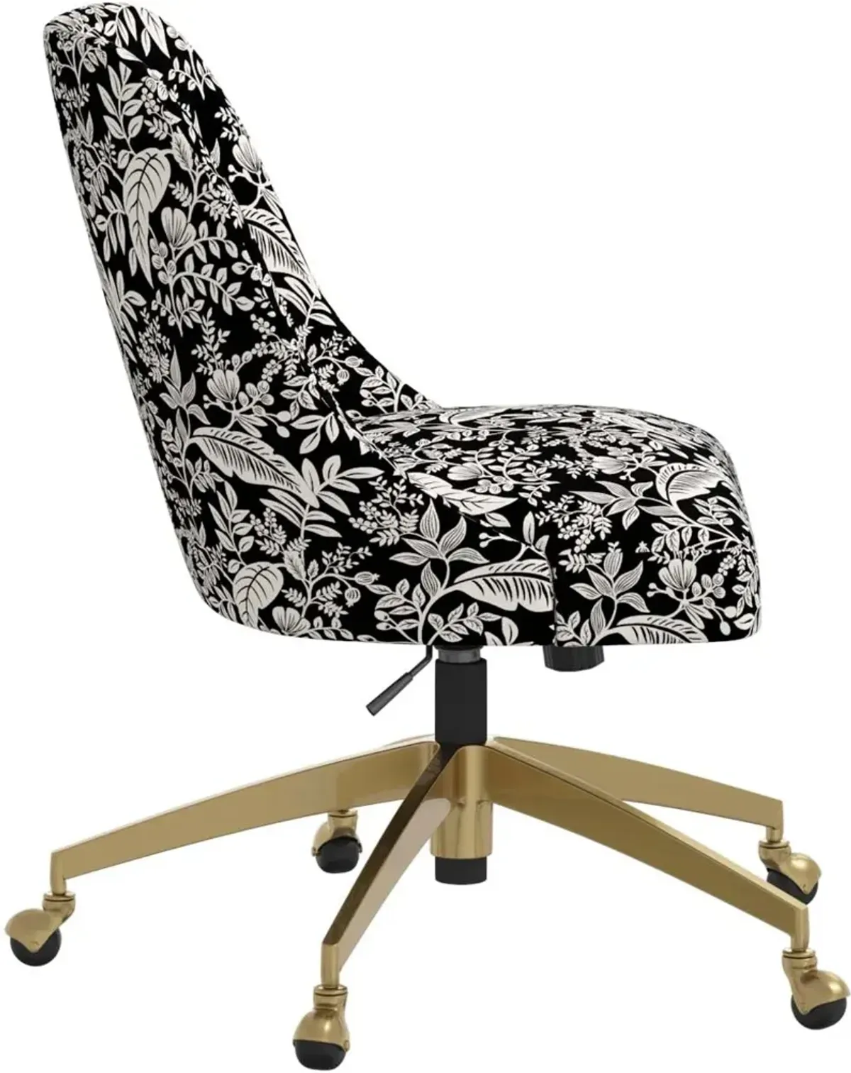 Rifle Paper Co. Oxford Canopy Black & Cream Office Chair